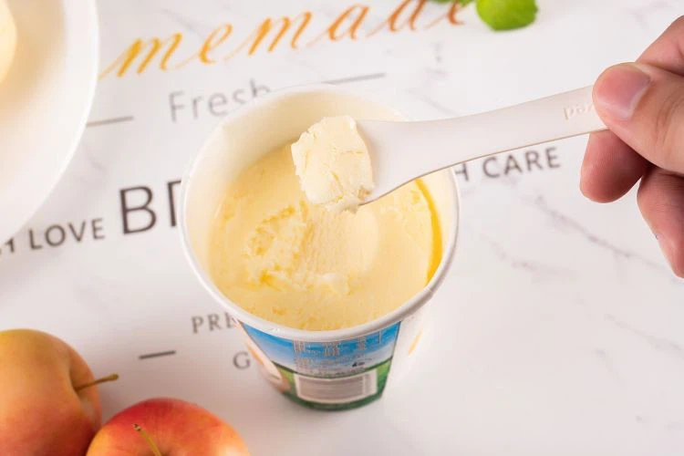 Colorful Paperboard Ice Cream Spoon